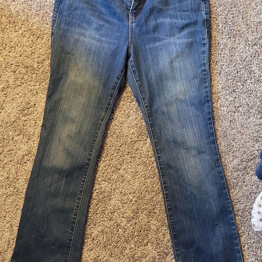 Seven7 Women's Boot Cut Jeans in Deep Blue
